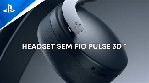 Headset sem fio PULSE 3D O headset áudio em 3D oficial para PS5