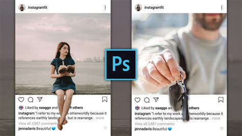 Pop Out 3d Instagram Photo Effect Photoshop Tutorial Youtube