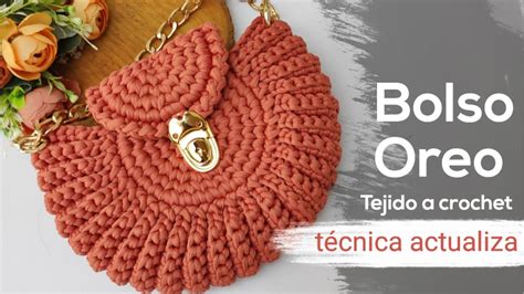 Bolso OREO Tejido en Trapillo Técnica Actualizada paso a paso EN