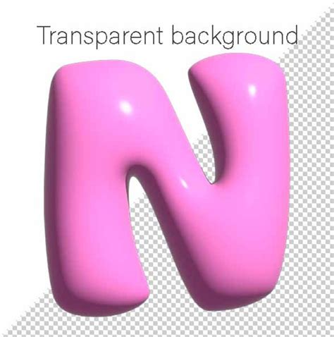 3d Pink Alphabet Set Png Svg 3d Letters Bubble Font Bubble Letters