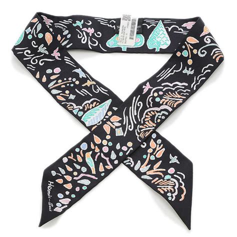 Hermes Accessories Hermes Twilly Scarf Isola Di Primavera