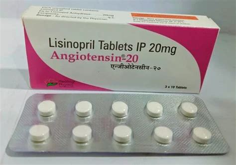 Lisinopril 20mg Tablets At Rs 39 Stripe Zestril In Nagpur ID