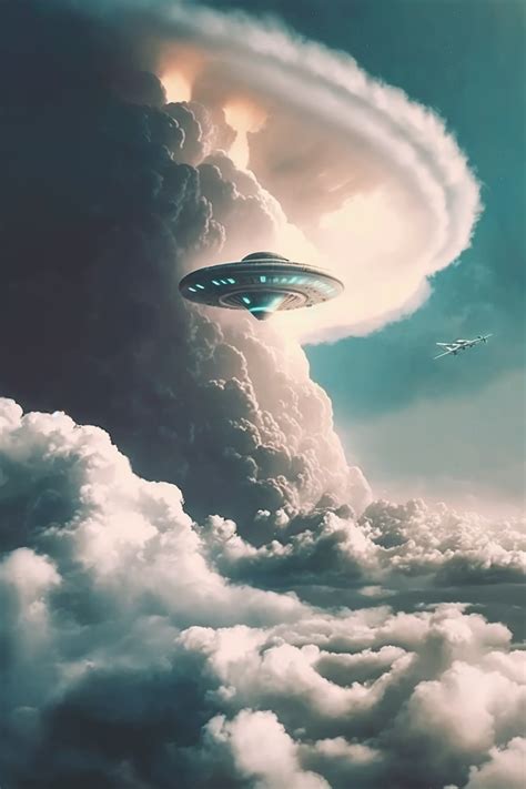 Nave Extraterrestre Extraterrestrial Ship Alien Artwork Ufo Art