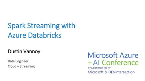 Spark Streaming With Azure Databricks PPT