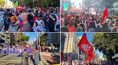 24j Ato ‘fora Bolsonaro Toma Avenida Paulista E Ocupa Vários