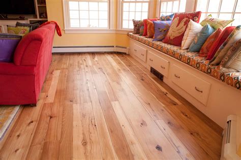 Longleaf Lumber Reclaimed Hickory Mixed Width Reclaimed Flooring