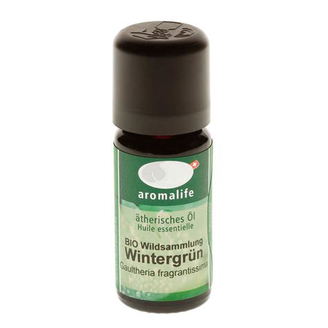 Aromalife Wintergrün Bio ätherisches Öl 10 ml Aromalife