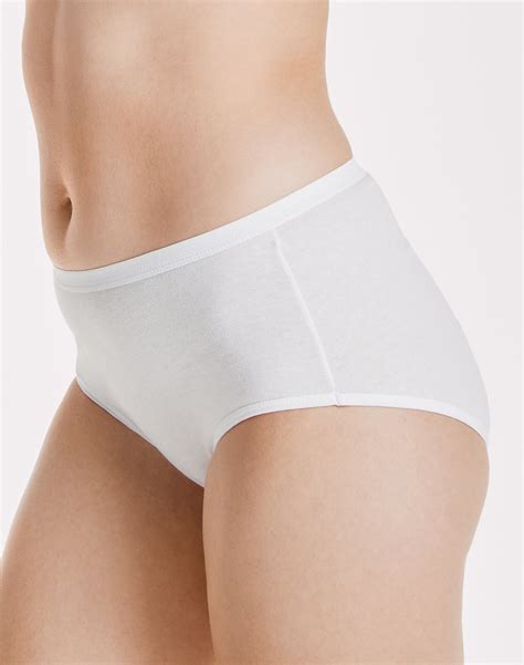 Hanes Ultimate High Waisted Comfort Womens Breathable Cotton Brief Underwear Pure Comfort 6