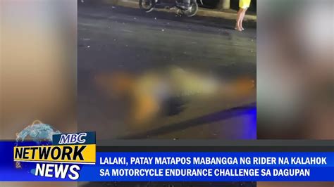 Lalaki Patay Matapos Mabangga Ng Rider Na Kalahok Sa Motorcycle