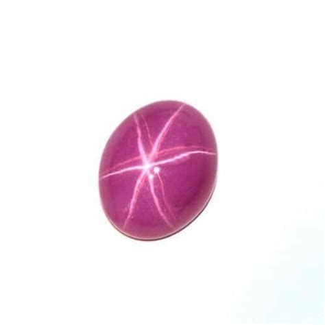 Lab Ruby Star Sapphire Oval Cabochons Jamming Gems