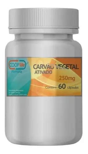 Carb N Vegetal Activado Mg C Psulas Mercadolibre