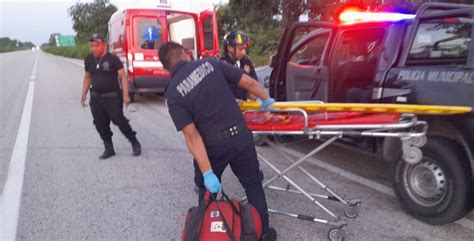 Joven Motociclista Derrapa En La M Rida Tizim N Y Luego Muere En Un