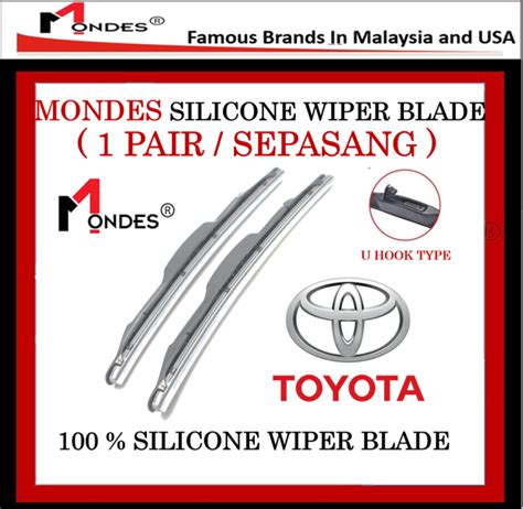 Mondes High Quality Silicone Wiper For Toyota Vios Camry Avanza Yaris