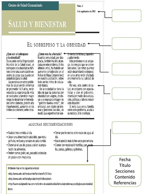 Ficha online de Boletín informativo para Quinto de primaria Puedes