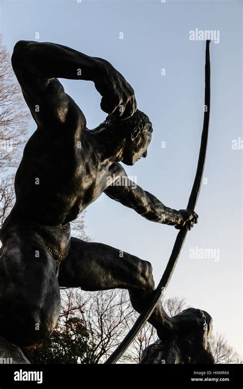 Sculpture At Ueno Park Stock Photo Alamy