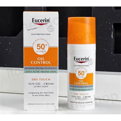 แท100 Eucerin Sun Dry Touch Oil Control Face SPF50 PA 50ml ยเซ