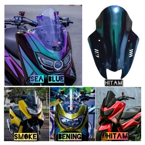 Jual Windshield Nmax Model Tdr V2 Visor Nmax Tdr Winsil Nmax Model