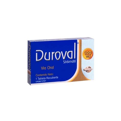 Duroval Oro Sildenafilo 100mg X 1 Tabletas Valmorca Farmadon La