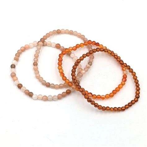 Bracelets Pierre Orange Chakra Sacr Garaulion