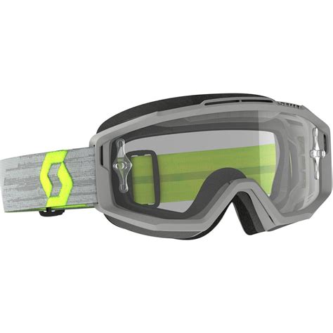 Scott Crossbrille Split OTG Gray Yellow Clear Works Maciag Offroad