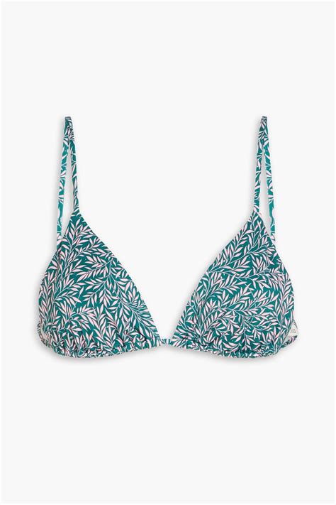 Onia Alexa Liberty Print Triangle Bikini Top The Outnet