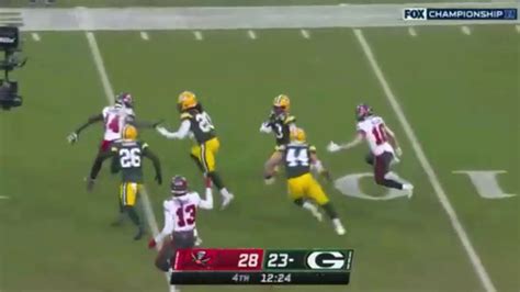 Tom Brady 2nd Interception Vs Packers Youtube