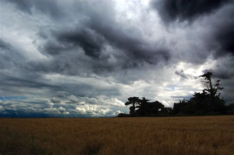 Wallpaper Sunlight Landscape Sky Field Clouds Earth Storm