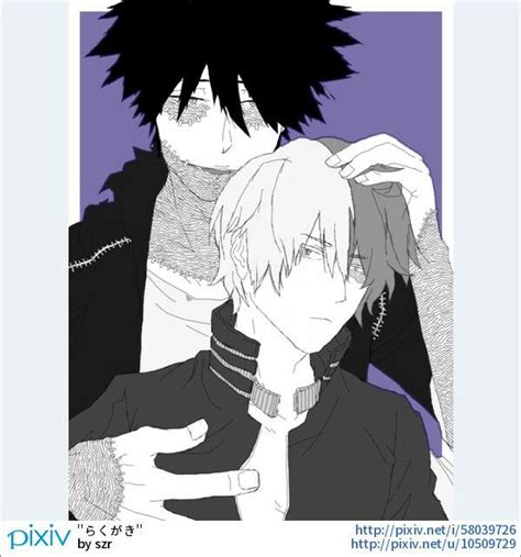 Dabi X Todoroki Bnha Dabiroki Герой искусство Аниме Искусство