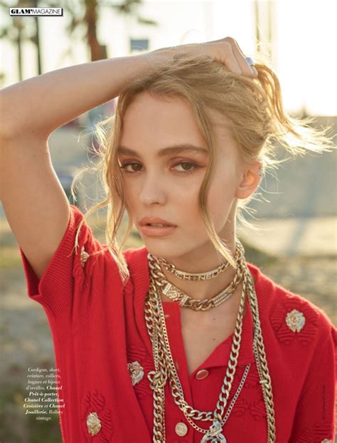 Lily Rose Depp Is Beyond Cool In Chanel For Glamour France