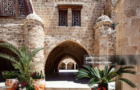 The Courtyard Mahmoudiya Mosque Old Jaffa Israel High Res Stock Photo