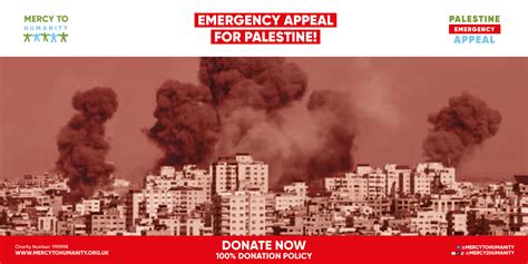 Palestine Emergency Appeal By Mercy To Humanity Donately