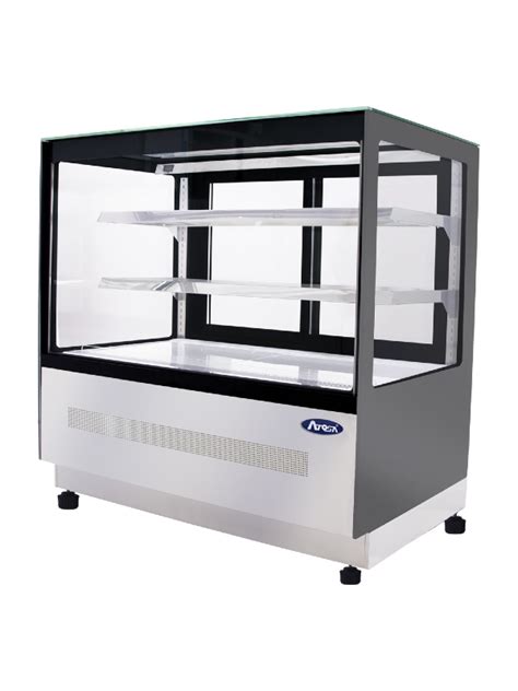 Vitrina Refrigerada De Piso Rectangular Atosa Wdf F Equi Par