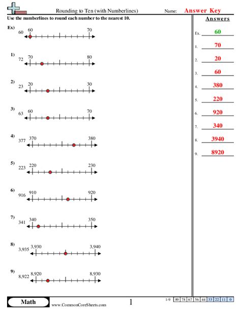 Rounding Whole Numbers Grade 5 Worksheet Live Worksheets Worksheets