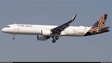 VT TVE Vistara Airbus A321 251NX Photo By Rohan Paliwal ID 1381575