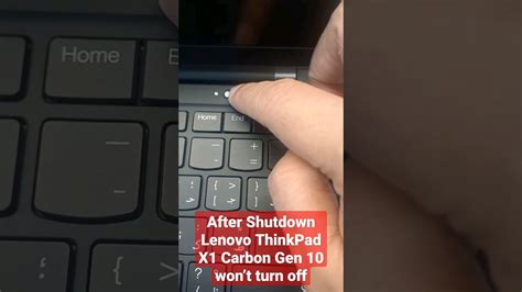Lenovo Thinkpad X1 Carbon Gen 10 Won’t Turnoff Light Blinking X1carbon Gen10 Thinkpad