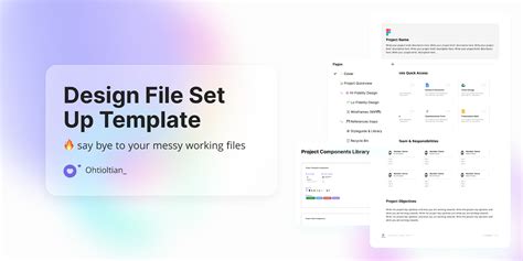 Design File Set Up Template Figma