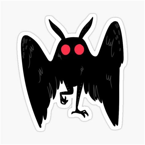 Mothman Stickers Redbubble