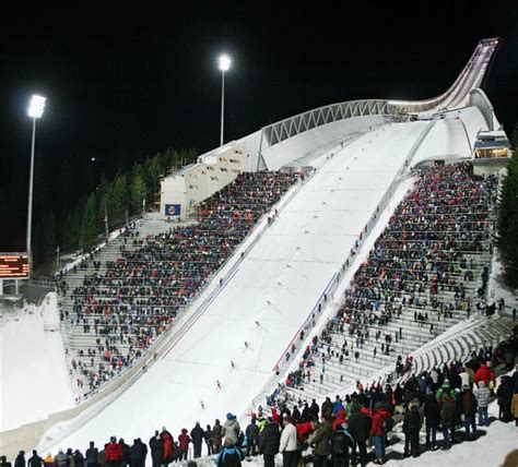 Holmenkollen Ski Jump In Oslo Norway Ski Jumping Skiing Norwegian