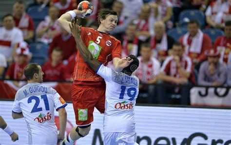 EHF EURO 2016 France Norway Editorial Stock Photo Image Of Goal