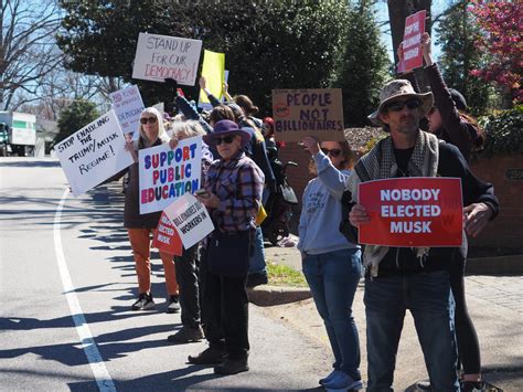 Angry voters demand an audience in Raleigh as Thom Tillis kicks off