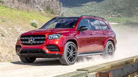 2020 Mercedes Benz Gls 580 4matic 511 Hp Large Suv Hyacinth Red Youtube