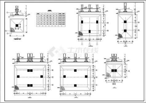某五层带阁楼层现浇框架结构住宅楼设计cad全套结构施工图（含设计说明）框架结构土木在线