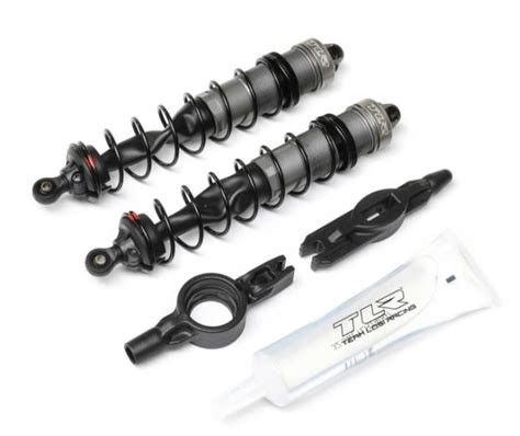 Team Losi Racing Rear Shock Set Mm Assembled Xt Az Turn