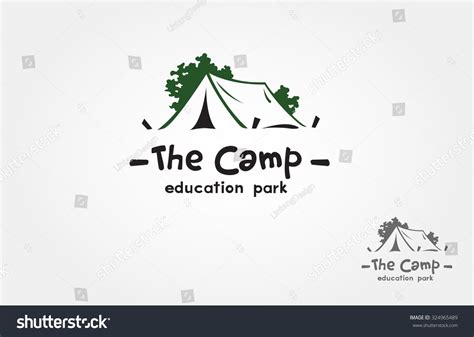 Camp Logo Design Template Vector Your Stock Vector (Royalty Free ...