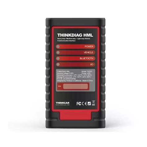 Thinkcar Full System Obd2 Scanner Car Code Reader Heavy Truck Adapter