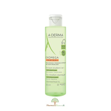 A Derma Exomega Control Gel Lavant Mollient En Anti Grattage