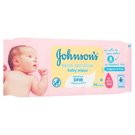 JOHNSONS BABY WIPES EXTRA SENSITIVE 56’S – UK Emporium Johannesburg