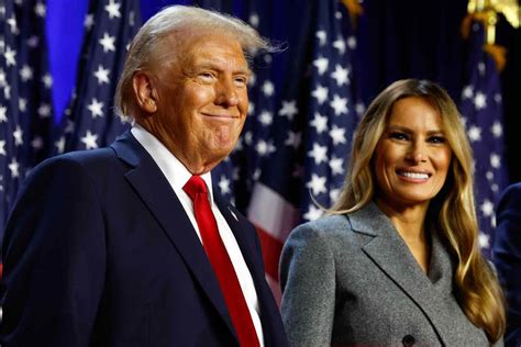 Donald Trump Says Wife Melania Will Join Him In The White House During