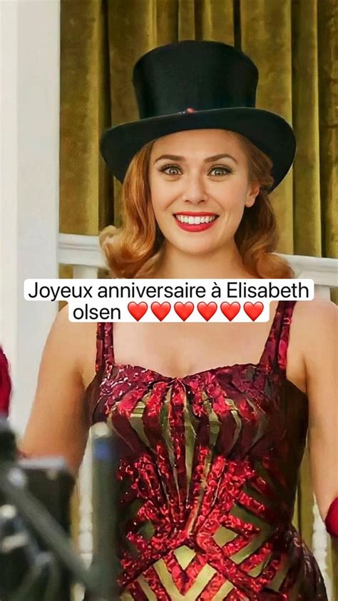 Joyeux Anniversaire à Elisabeth Olsen ️ ️ ️ ️ ️ ️ Marvel Women