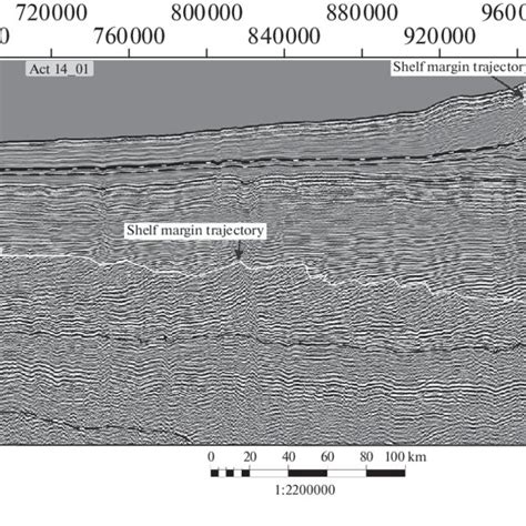 The Composite Seismic Profile Across The Shelf Zone Of East Siberian